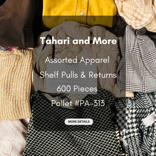 Tahari and more | Assorted  Apparel | 600 Pieces | New with Tag | Pallet #PA-313