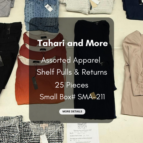 Tahari and more | Assorted  Apparel | 25 Pieces | New with Tag |Small box #SMA-211