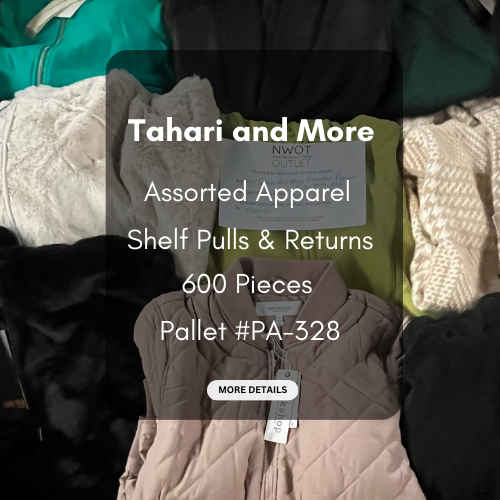 Tahari and more | Assorted  Apparel | 600 Pieces | New with Tag | Pallet #PA-328