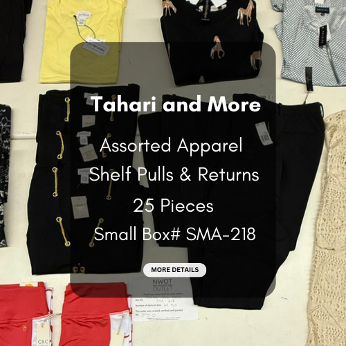 Tahari and more | Assorted  Apparel | 25 Pieces | New with Tag |Small box #SMA-218