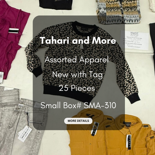 Tahari and more | Assorted  Apparel | 25 Pieces | New with Tag |Small box #SMA-310