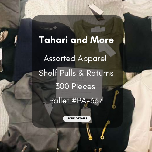 Tahari and more | Assorted  Apparel | 300 Pieces | New with Tag | Pallet #PA-337