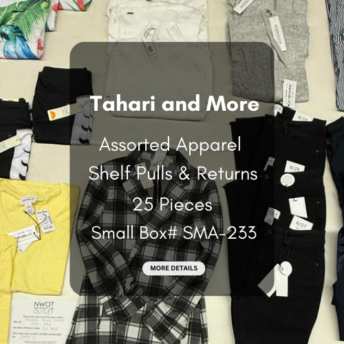 Tahari and more | Assorted  Apparel | 25 Pieces | New with Tag |Small box #SMA-233