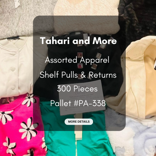 Tahari and more | Assorted  Apparel | 300 Pieces | New with Tag | Pallet #PA-338