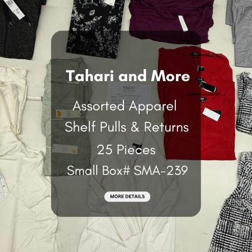 Tahari and more | Assorted  Apparel | 25 Pieces | New with Tag |Small box #SMA-239