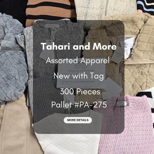 Tahari and more | Assorted  Apparel | 300 Pieces | New with Tag | Pallet #PA-275