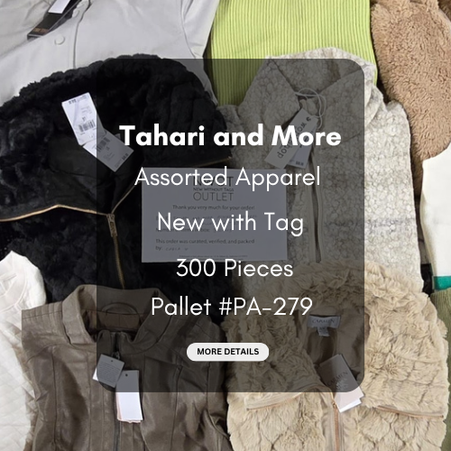 Tahari and more | Assorted  Apparel | 300 Pieces | New with Tag | Pallet #PA-279