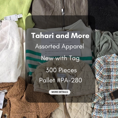 Tahari and more | Assorted  Apparel | 300 Pieces | New with Tag | Pallet #PA-280