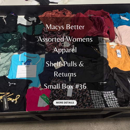 Macys Better | Assorted Womens Apparel | Shelf-Pulls & Returns | 25 Pieces | Small Box #36