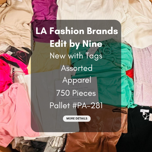 LA Brands | Edit by Nine | Assorted Apparel | 750 Pieces | Pallet #PA-281