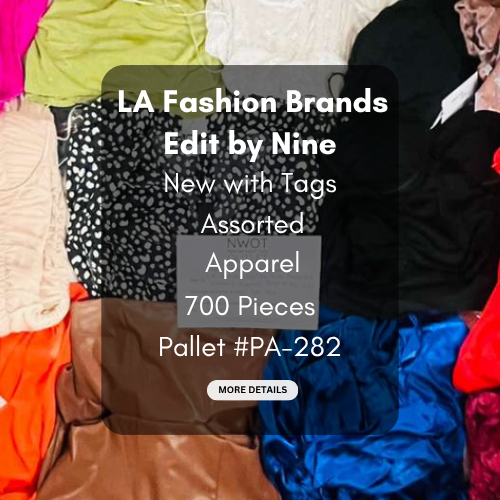 LA Brands | Edit by Nine | Assorted Apparel | 700 Pieces | Pallet #PA-282