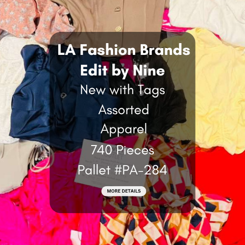 LA Brands | Edit by Nine | Assorted Apparel | 740 Pieces | Pallet #PA-284