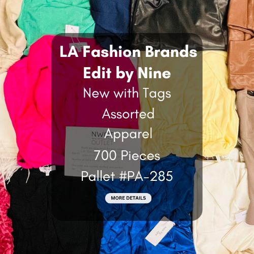 LA Brands | Edit by Nine | Assorted Apparel | 700 Pieces | Pallet #PA-285