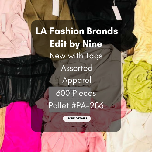 LA Brands | Edit by Nine | Assorted Apparel | 600 Pieces | Pallet #PA-286