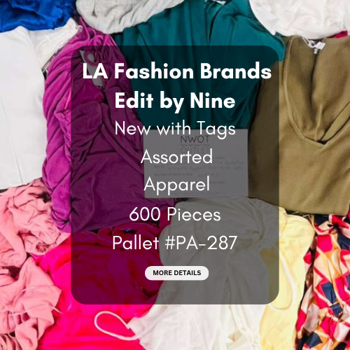 LA Brands | Edit by Nine | Assorted Apparel | 600 Pieces | Pallet #PA-287