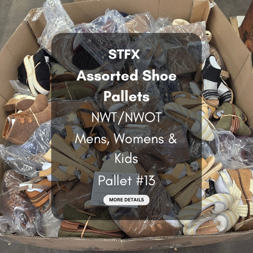 STFX | Assorted Shoe Pallets | NWT/NWOT | Mens, Womens, Kids | 250 Pairs | Pallet #13