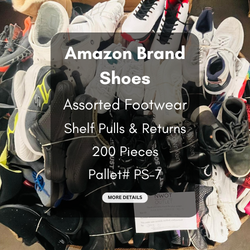 Amazon Brand Shoes | Assorted Footwear | Returns | 200 Pieces | Pallet# PS-7