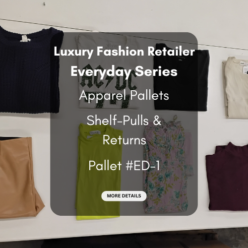 Luxury Fashion Retailer | Everyday Series | Apparel Pallets | Shelf Pulls & Returns | Manifested | Pallet #ED-1