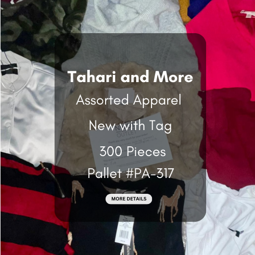 Tahari and more | Assorted  Apparel | 600 Pieces | New with Tag | Pallet #PA-317