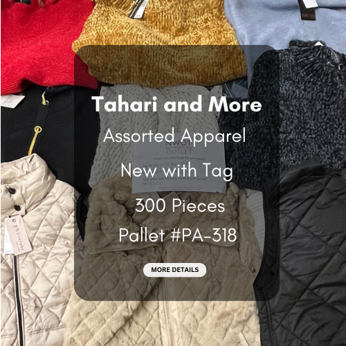 Tahari and more | Assorted  Apparel | 600 Pieces | New with Tag | Pallet #PA-318