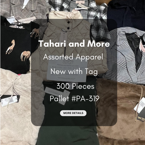 Tahari and more | Assorted  Apparel | 600 Pieces | New with Tag | Pallet #PA-319
