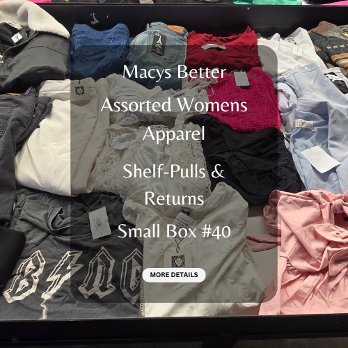 Macys Better | Assorted Womens Apparel | Shelf-Pulls & Returns | 25 Pieces | Small Box #40