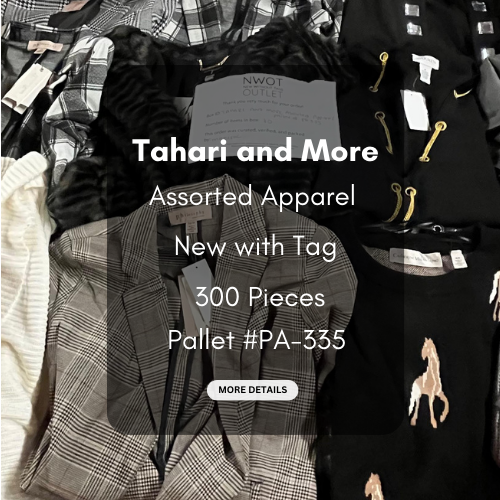 Tahari and more | Assorted  Apparel | 300 Pieces | New with Tag | Pallet #PA-335
