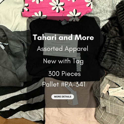 Tahari and more | Assorted  Apparel | 300 Pieces | New with Tag | Pallet #PA-341