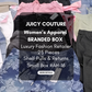 JUICY COUTURE | Women's Assorted Apparel | BRANDED BOX | NWT | 25 Pieces | Small Box #AH-16