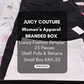 JUICY COUTURE | Women's Assorted Apparel | BRANDED BOX | NWT | 25 Pieces | Small Box #AH-20