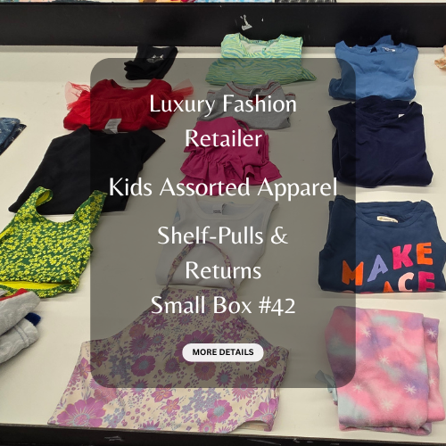 Luxury Fashion Retailer | Kids Assorted Apparel | Shelf Pulls & Returns | Small Box #42 | 25 Pieces