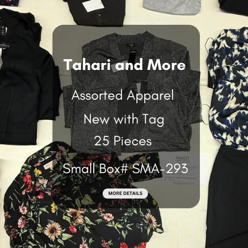 Tahari and more | Assorted  Apparel | 25 Pieces | New with Tag |Small box #SMA-293