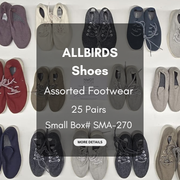 Allbirds Shoes | Assorted Footwear | 25 Pieces | Small Box# SMA-270