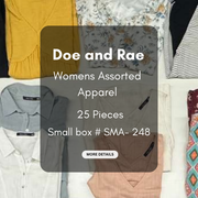 Doe And Rae | Women Assorted Apparel | 25 Pieces | Small Box# SMA-248
