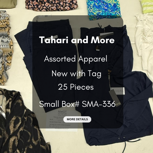 Tahari and more | Assorted  Apparel | 25 Pieces | New with Tag |Small box #SMA-336
