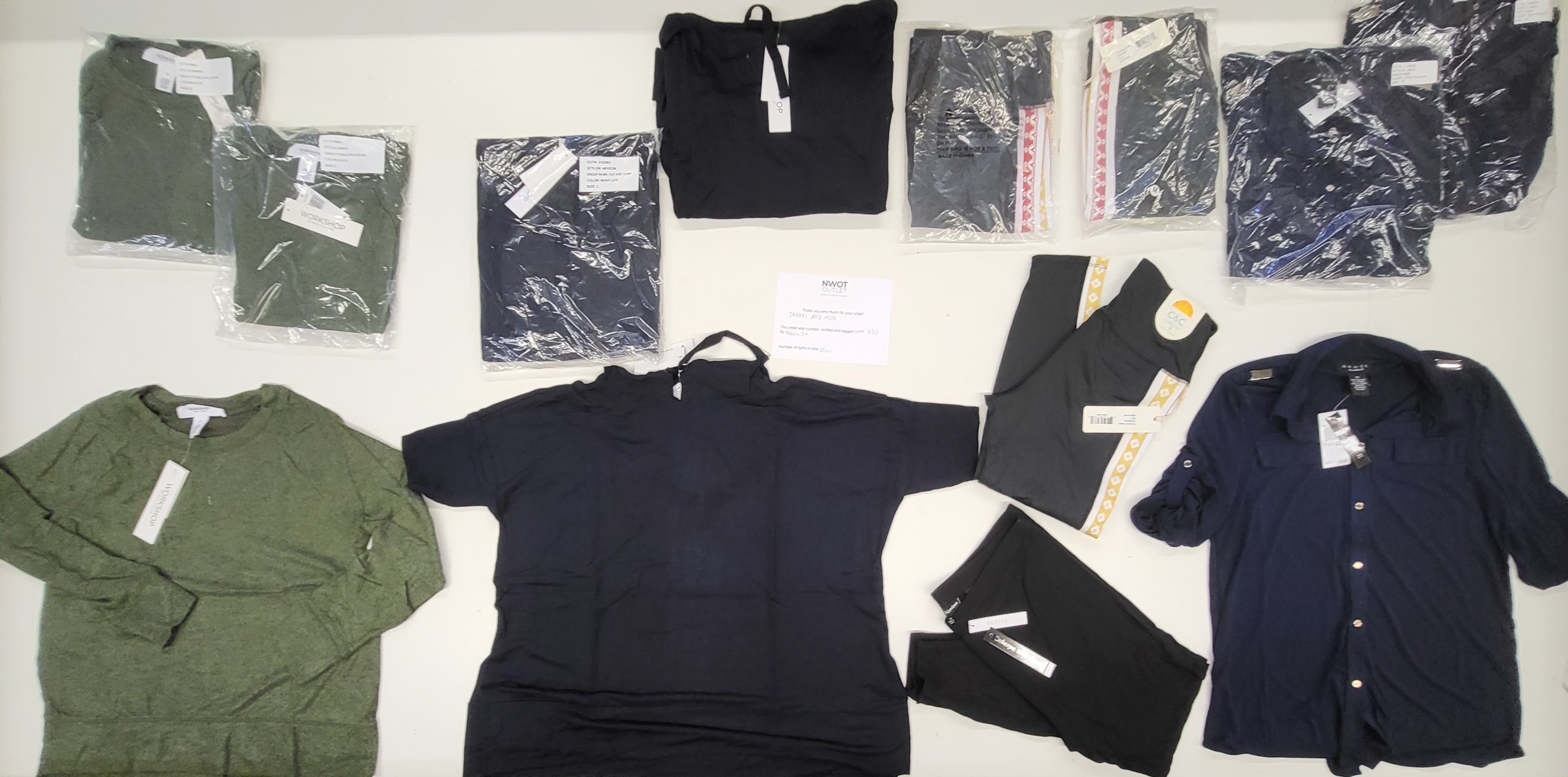 Tahari and more | Assorted Women's Apparel | NWT | 25 Pieces | Small Box #553