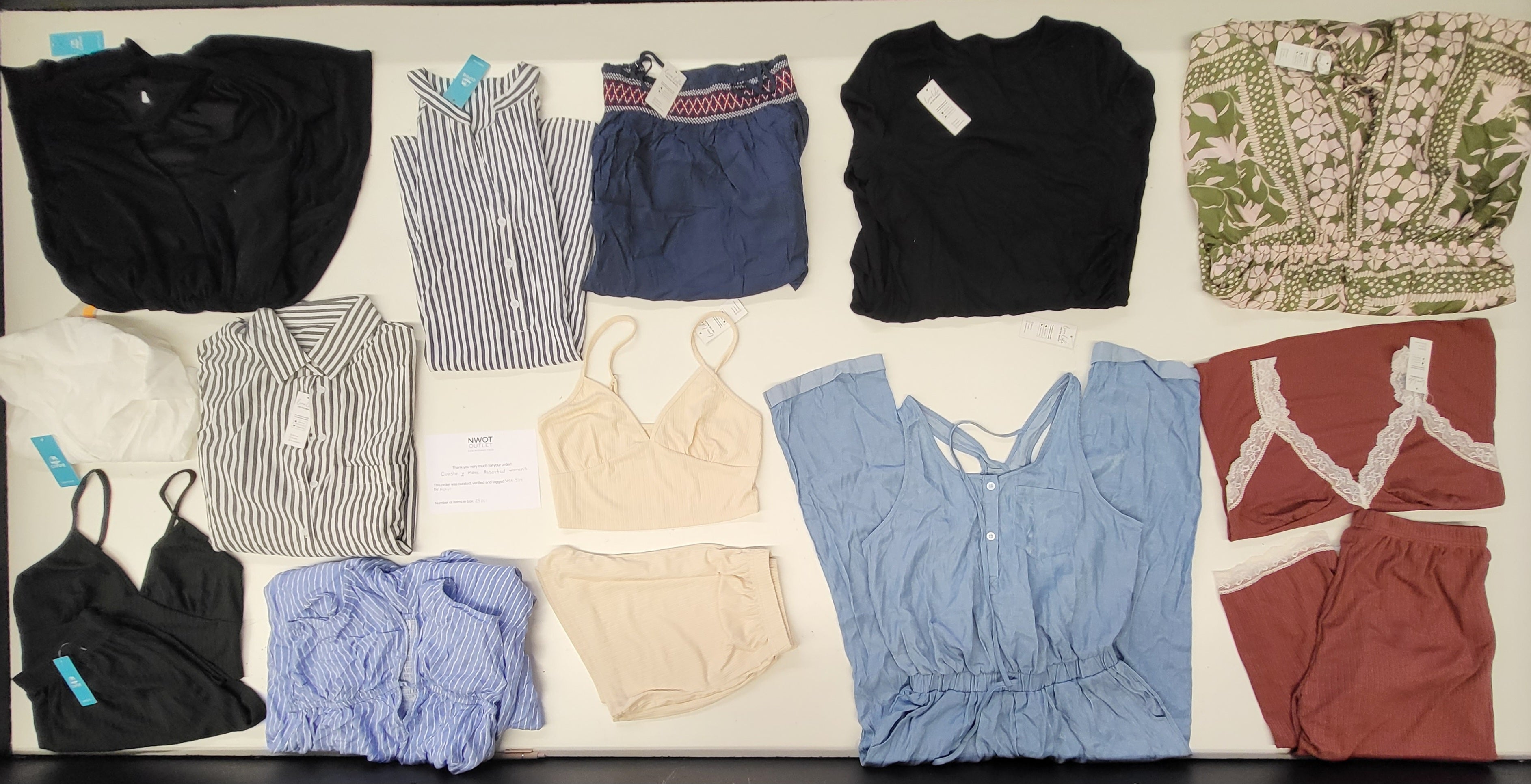 Cupshe & more assorted women's apparel | Assorted Women's Apparel | NWT | 25 Pieces | Small Box #554