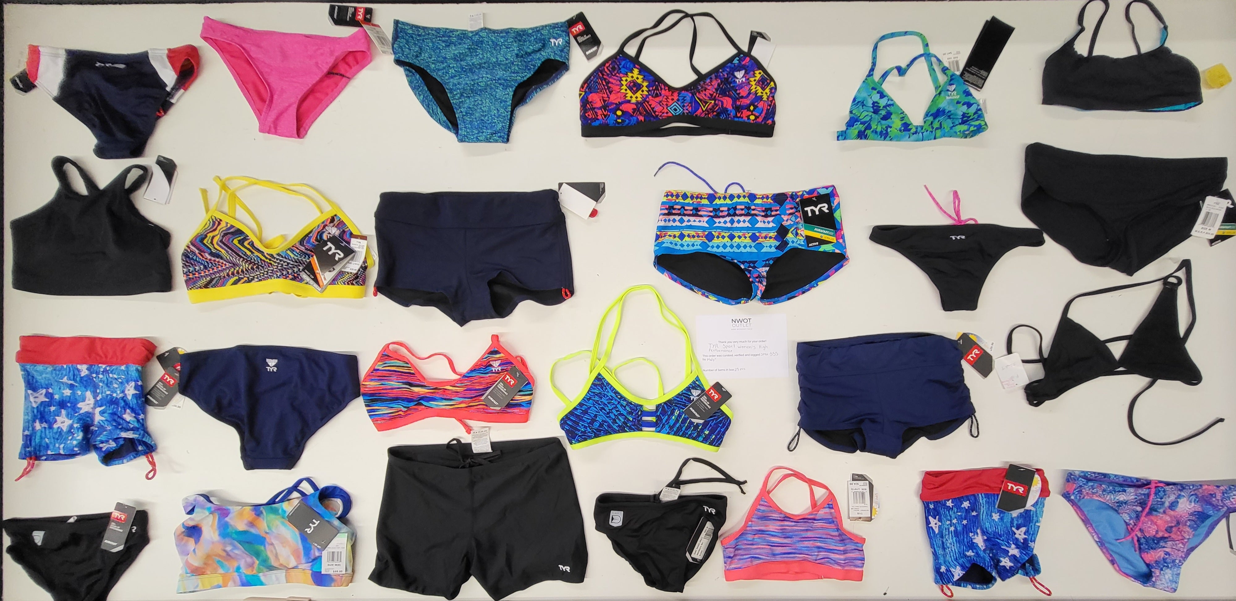 TYR sport high performance | Assorted Women's Apparel | NWT | 25 Pieces | Small Box #555