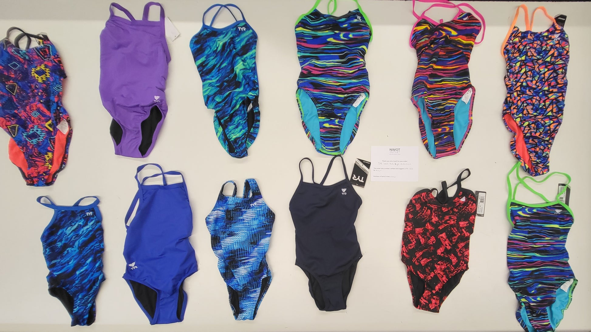 TYR sport kids high performance | Assorted Kid's Apparel | NWT | 25 Pieces | Small Box #556