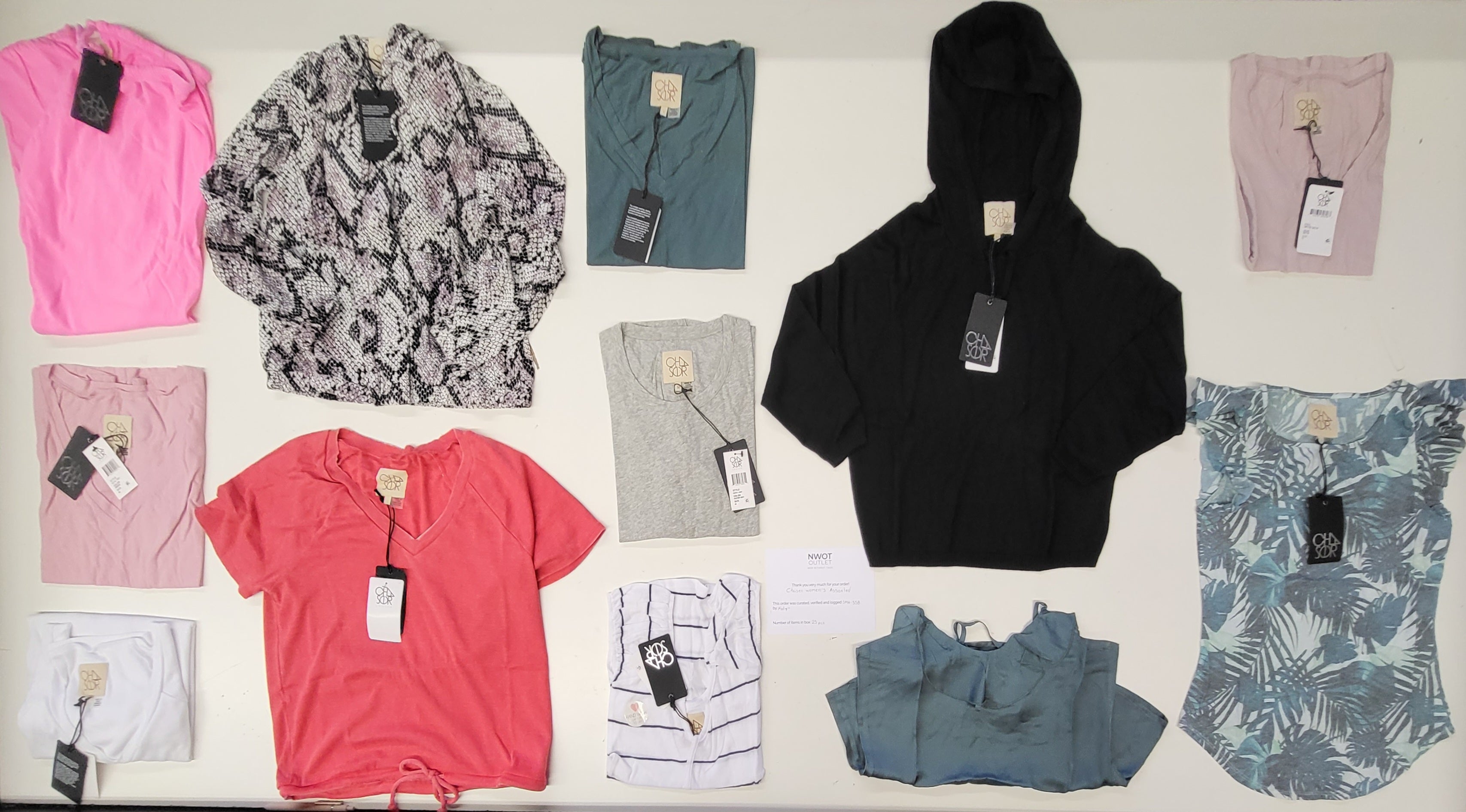 Chaser | Assorted Women's Apparel | NWT | 25 Pieces | Small Box #558