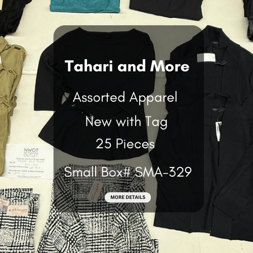 Tahari and more | Assorted  Apparel | 25 Pieces | New with Tag |Small box #SMA-329