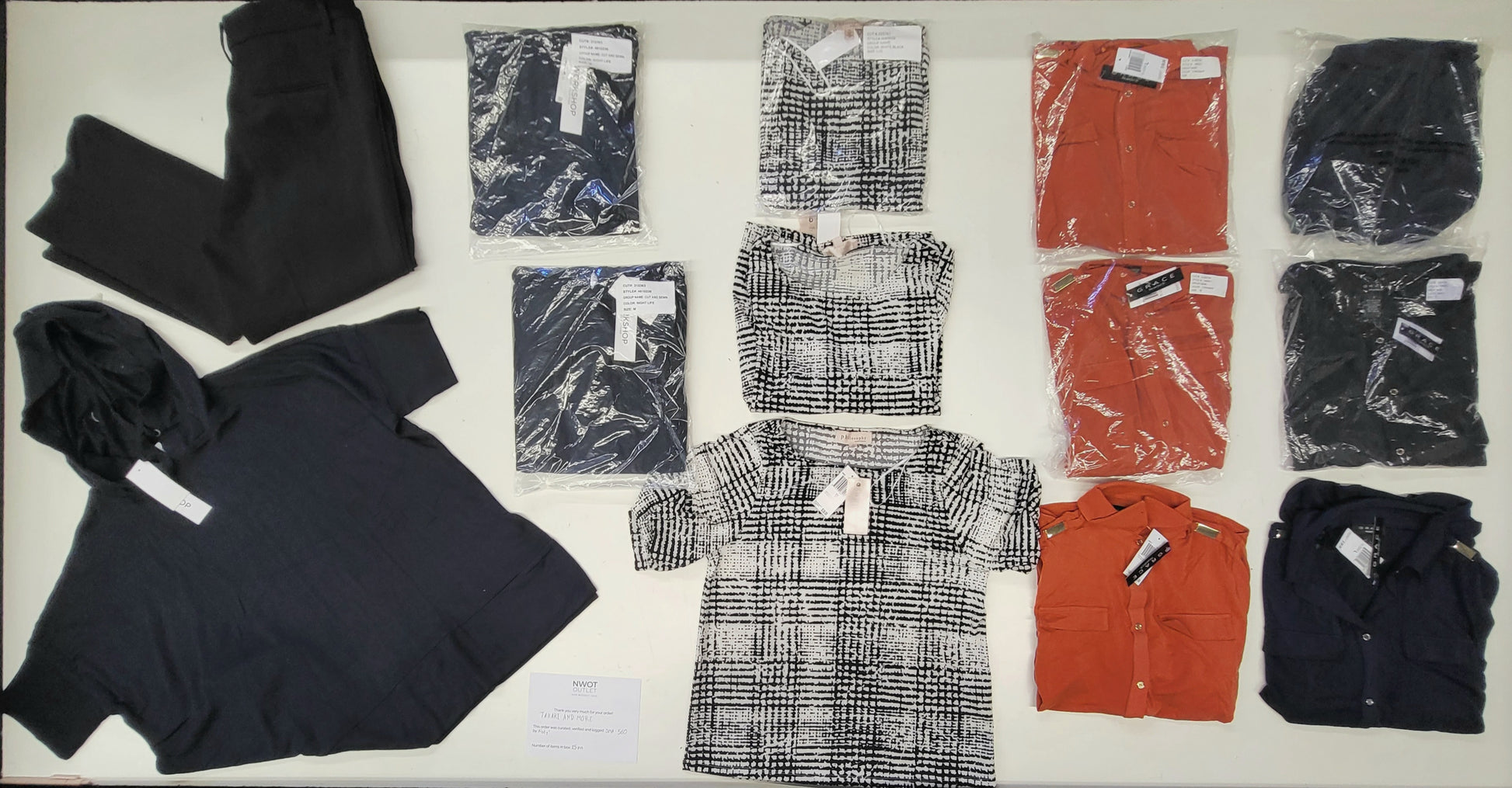 Tahari and more | Assorted Women's Apparel | NWT | 25 Pieces | Small Box #560