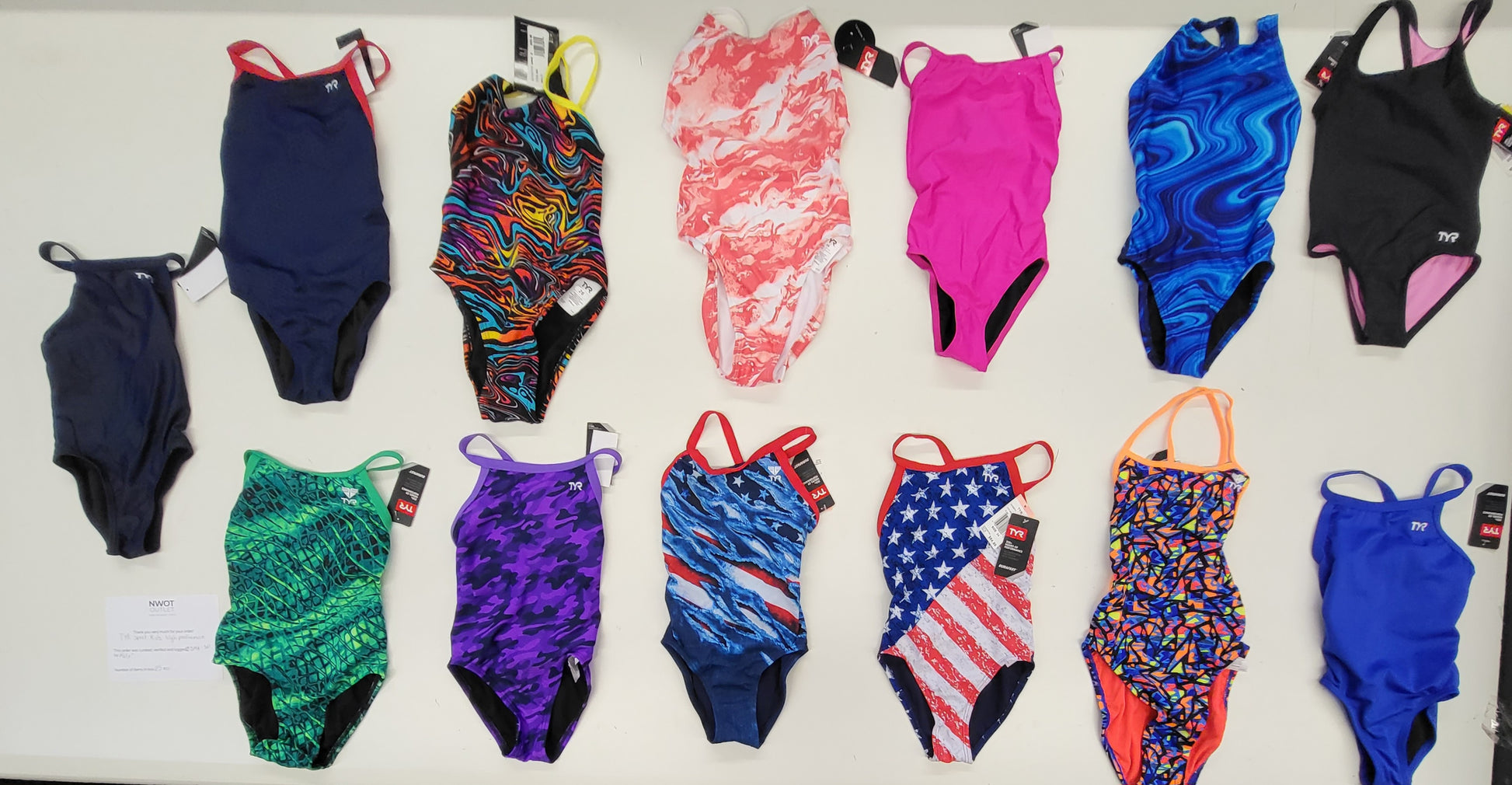 TYR sport high performance | Assorted Kid's Apparel | NWT | 25 Pieces | Small Box #561