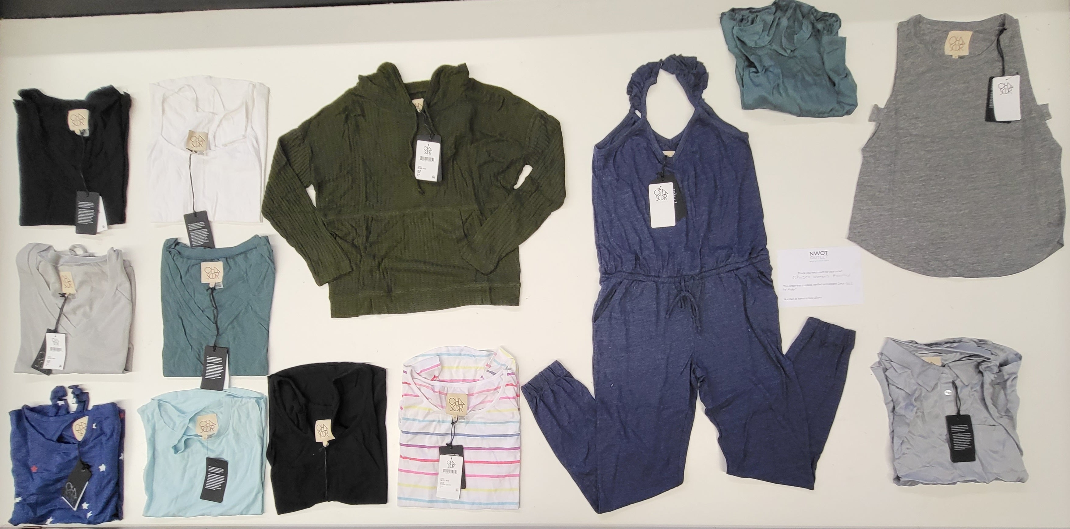Chaser women's assorted | Assorted Women's Apparel | NWT | 25 Pieces | Small Box #562