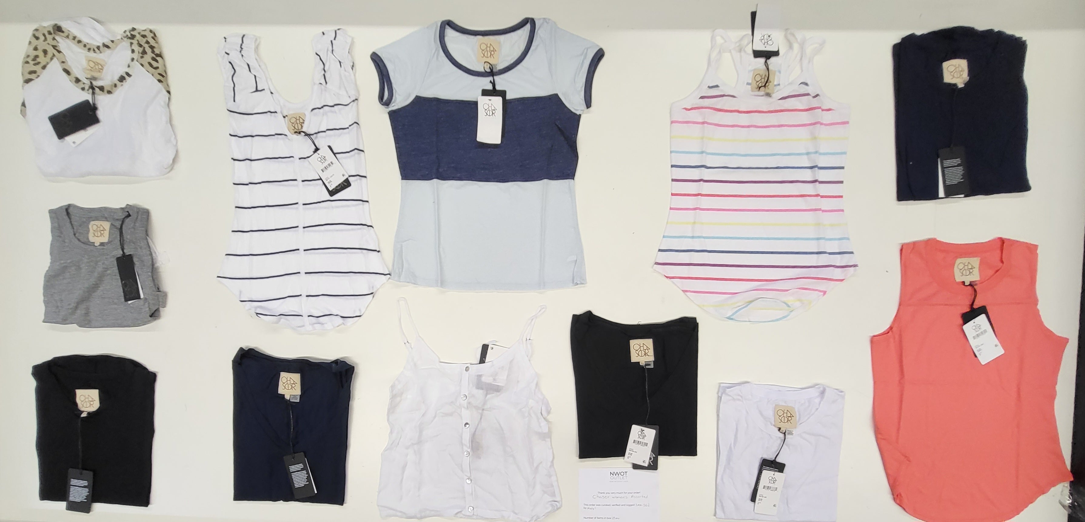 Chaser women's assorted | Assorted Women's Apparel | NWT | 25 Pieces | Small Box #562