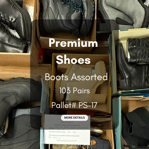 Premium Shoes | Boots Assorted  | 103 pairs | Pallets # PS-17