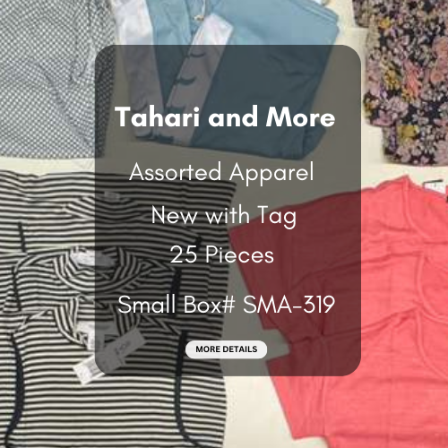 Tahari and more | Assorted  Apparel | 25 Pieces | New with Tag |Small box #SMA-319