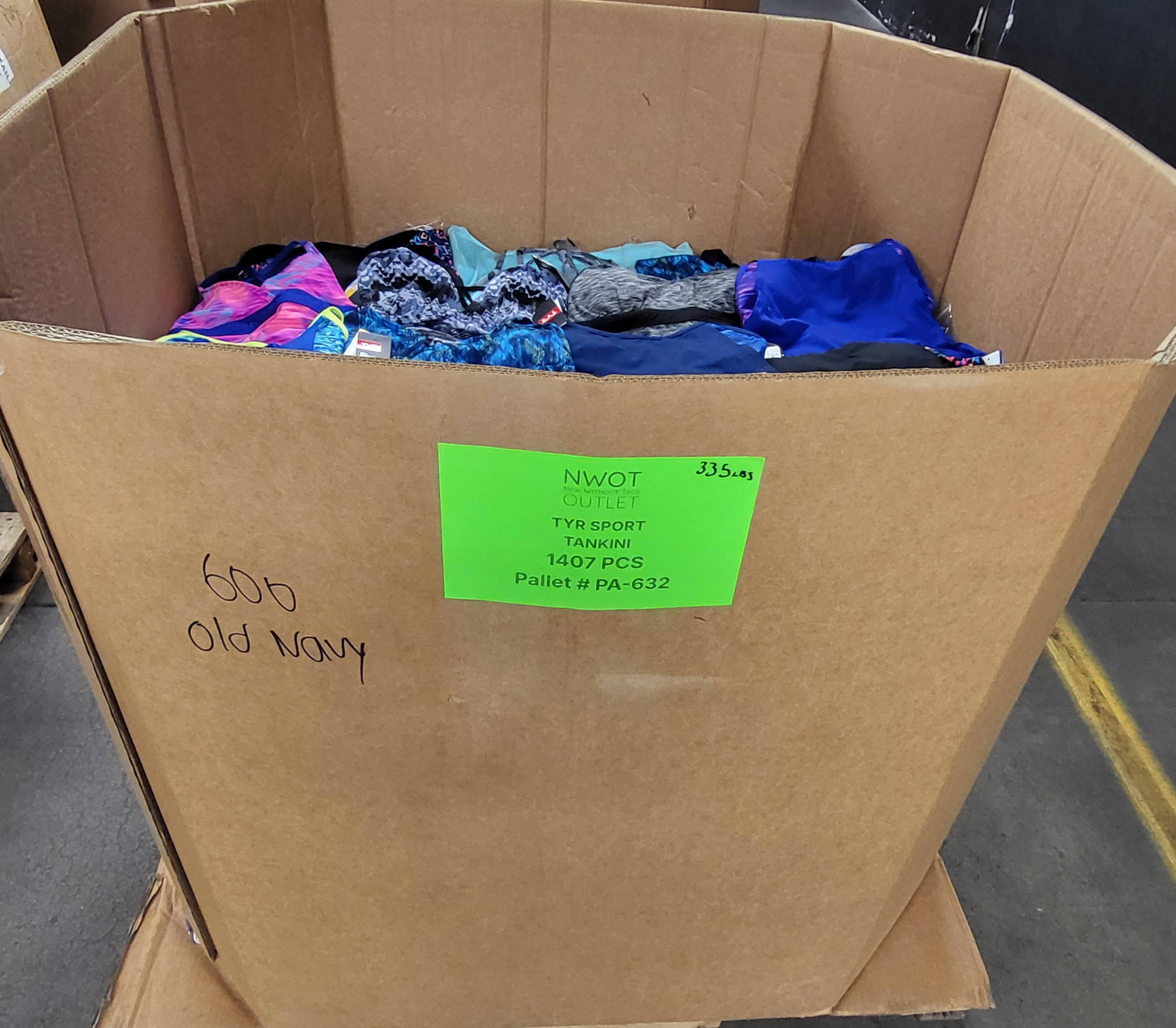 TYR sport tankini | Assorted Women's Apparel | NWT | 1407 Pieces | Pallet #632