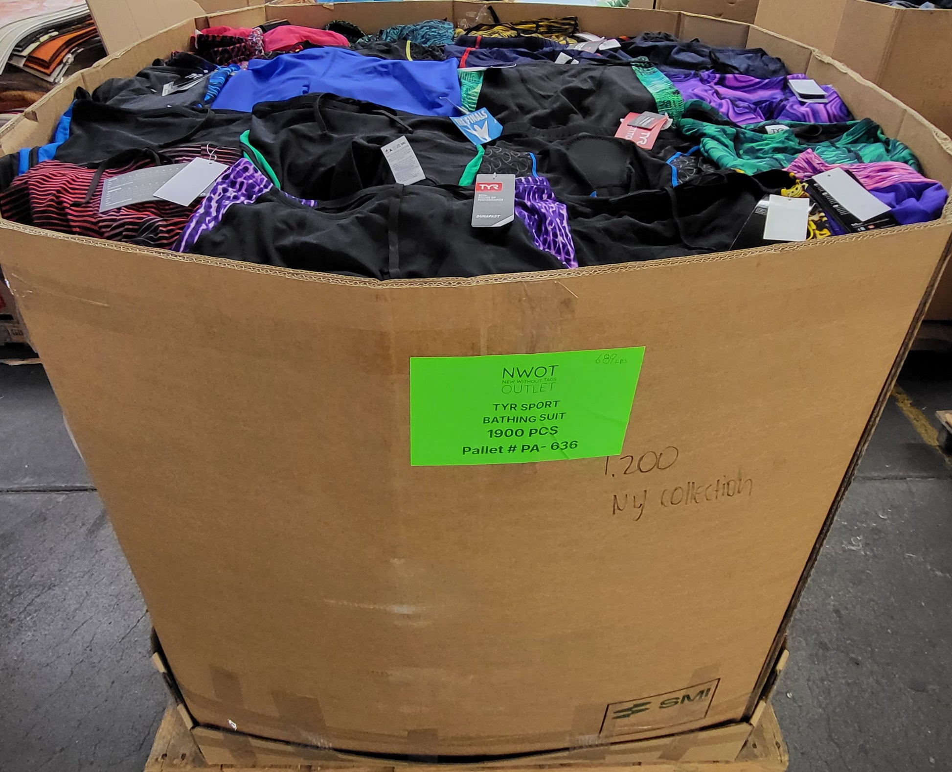 TYR sport bathing suit | Assorted Men's, Women's Apparel | NWT | 1900 Pieces | Small Box #636