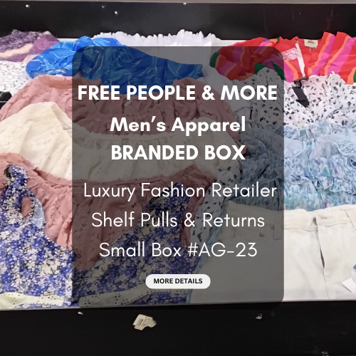 FREE PEOPLE & MORE | Women's Assorted Apparel | BRANDED BOX | Shelf-Pulls/Returns | 25 Pieces | Small Box #AG-23